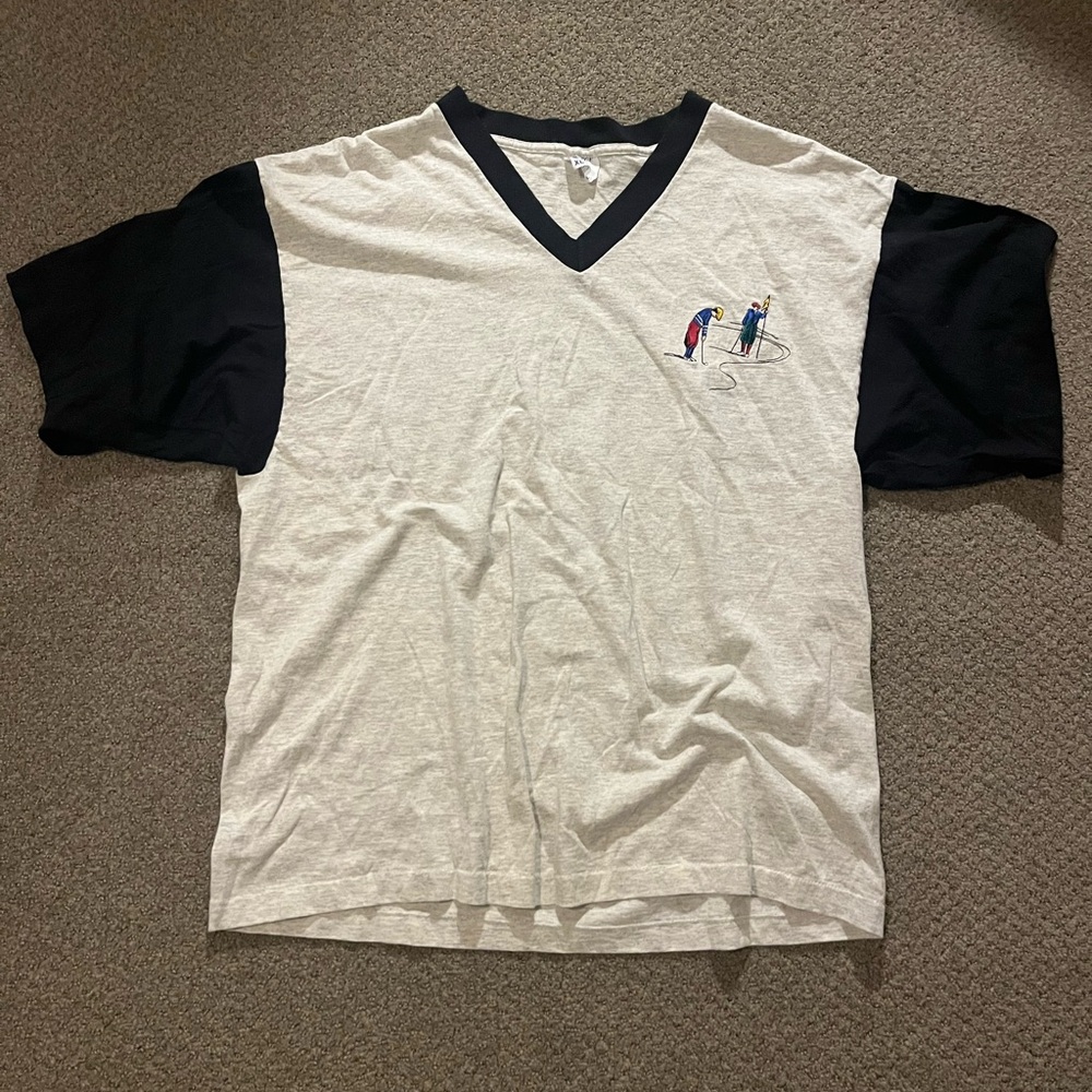 vintage embroidered golf tee